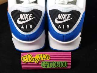 Nike Air Max 90 White Mandarin Orang US9.5 Running 309299127  