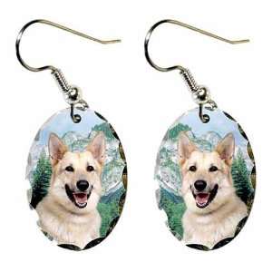 German Shepherd Earrings