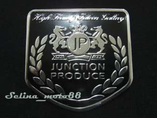 JP JUNCTION PRODUCE VIP side Metal Badge Emblem STICKER  