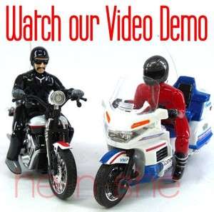   Mini RC Radio Remote Control Motorcycle Thief and Police 9121 2 2012