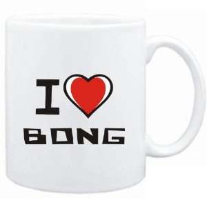  Mug White I love Bong  Cities