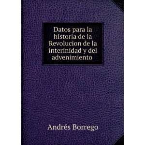   interinidad y del advenimiento . AndrÃ©s Borrego  Books