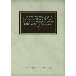  Inventory of the County Archives of New York State, no. 04 