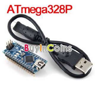 Arduino Nano V3.0 AVR ATmega328 P 20AU Moudle Board With USB Cable 