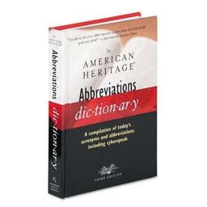  Houghton Mifflin American Heritage® Abbreviations 