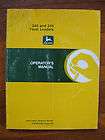 John Deere 240 245 Loader operators Manual