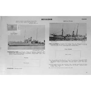  1953 54 Ships Ensign Abdon Calderon Egyptian Navy Flags 