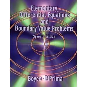   and Boundary Value Problems [Hardcover] William E. Boyce Books
