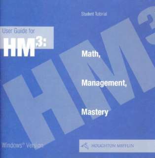 HM3 Elementary Algebra 3rd Edition PC CD math tutorial  
