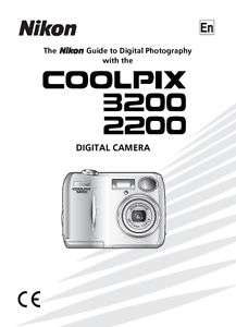 Nikon Coolpix 3200 2200 Digital Camera Guide Manual  