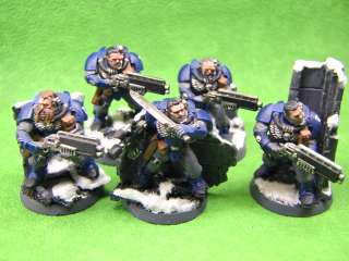 Warhammer 40k Space Marine Scouts (5 Painted Scouts)  