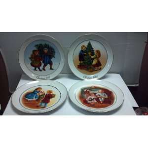  Avon Collector Christmas Plates 