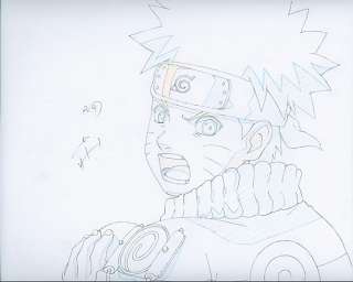 Naruto Shippuden Genga Set Anime Cel Douga Disney XD  