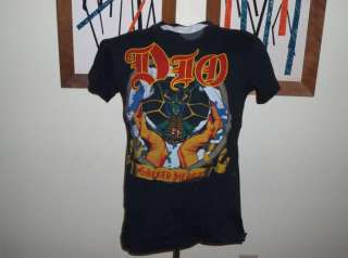 Vtg 1985 DIO Sacred Heart Concert Tour Shirt  