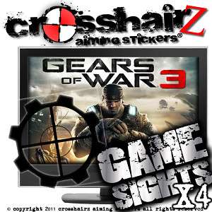 GEARS OF WAR 3 AIMING PERK XBOX 360 PS3 4 PACK  