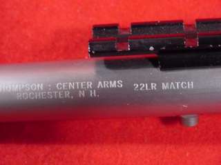 Thompson Center Contender TC 10 22LR 22 LR Match Stainless Pistol 