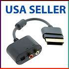 optical audio adapter for xbox 360 hdmi av cable gamin new ships same 