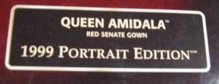 Star Wars Episode I Queen Amidala Red Senate Gown 1999 Portrait 