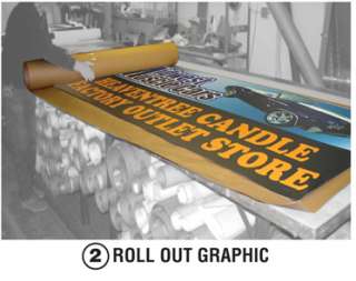 Replacement Backlit Lightbox Sign COLOR Graphic 48x96  