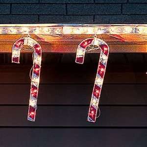 50 Light Candy Canes for Gutters 