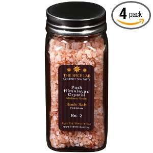 The Spice Lab Himalayan Crystal Pink Salt, Medium Grain, Rock Salt 