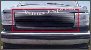 92 97 Ford F 150/F 250/Bronco Billet Grille Upper  