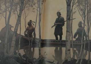 Franklin Library Last of The Mohicans Cooper Wyeth 1977  