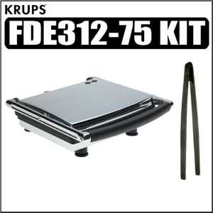  Krups FDE312 75 Universal Grill and Panini Maker Kit 