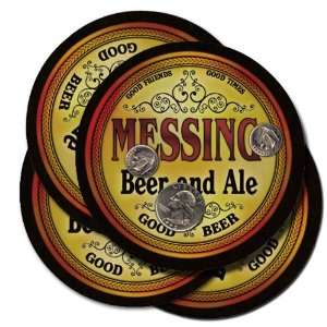  Messing Beer and Ale Coaster Set