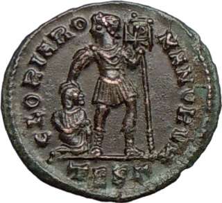 VALENS 367AD Authentic Ancient Roman Coin CHRIST Monogram CHI RHO 
