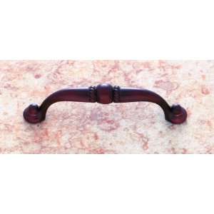   in. Center to Center Handle Pull with Rope Accents   Old World Bronze