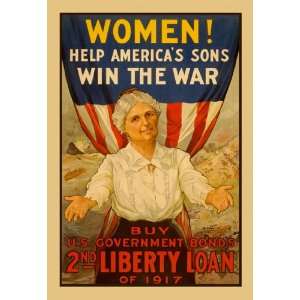  Women Help Americas Sons Win the War 24X36 Giclee Paper 