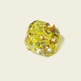 27.59ct Brilliant Cut Fancy Intense Yellow Diamond VS1  