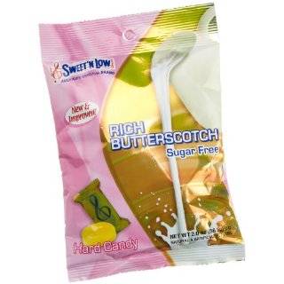 Sweet N Low Candy, Rich Butterscotch, Sugar Free, 2 Ounce Bags (Pack 