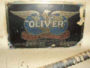 Oliver 12 Jointer  