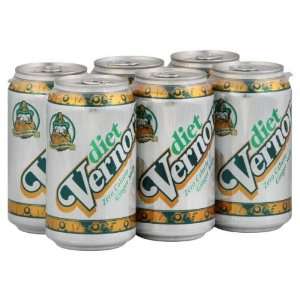  Vernors, Soda Can Gngrale Diet 6Pk, 72 FO (Pack of 4 