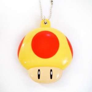  Mario Bros. Mega Mushroom Key Chain & Pocket Mirror Toys 