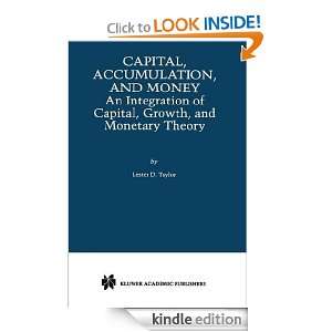 Capital, Accumulation, and Money An Integration of Capital, Growth 