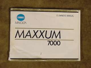 SONY MINOLTA MAXXUM AF 28 135MM ZOOM LENS 14 & CAMERA 7000 SLR DSLR 