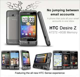   Desire Z 3G 5MP GPS WIFI HOTSPOT WVGA QWERTY SLIDE Android SMARTPHONE