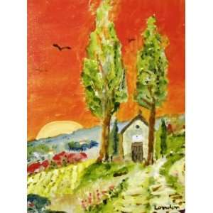  Capellina delle Bruna,Tuscany, Original Painting, Home 