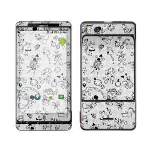   Skin for Motorola DROID X   Flight Cell Phones & Accessories