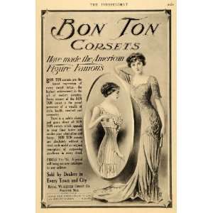  1910 Ad Royal Worcester Bon Ton Corsets Victorian Price 