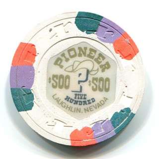 Laughlin Nv PIONEER $500 Casino Chip  