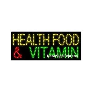  Health Food & Vitamin LED Sign 