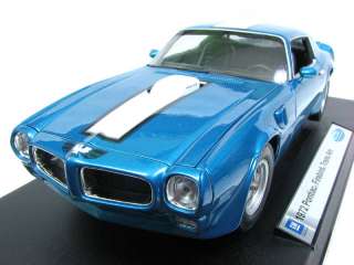 WELLY 1972 Pontiac Firebird Trans AM 1/18 DIECAST blue  