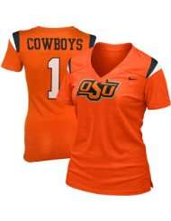 Nike Oklahoma State Cowboys Ladies Orange Football Replica Premium 