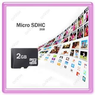 MicroSD 2GB Memory Card + Free Micro SD Reader Adapter  