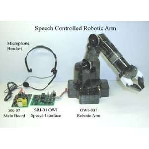  SCRA 01 SPEECH CONTROLLED ROBOTIC ARM KIT Electronics