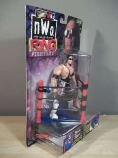 WCW NWO RING FIGHTERS BRET HITMAN HART WRESTLING FIGURE MIB NEW  